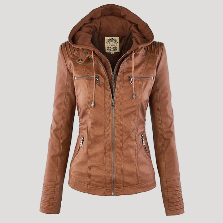 Zirella | Women’s Faux Leather Jacket