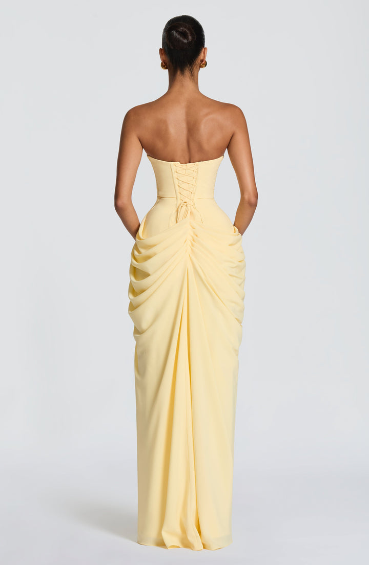 Karin | Glamouröses und raffiniertes Korsett-Maxikleid