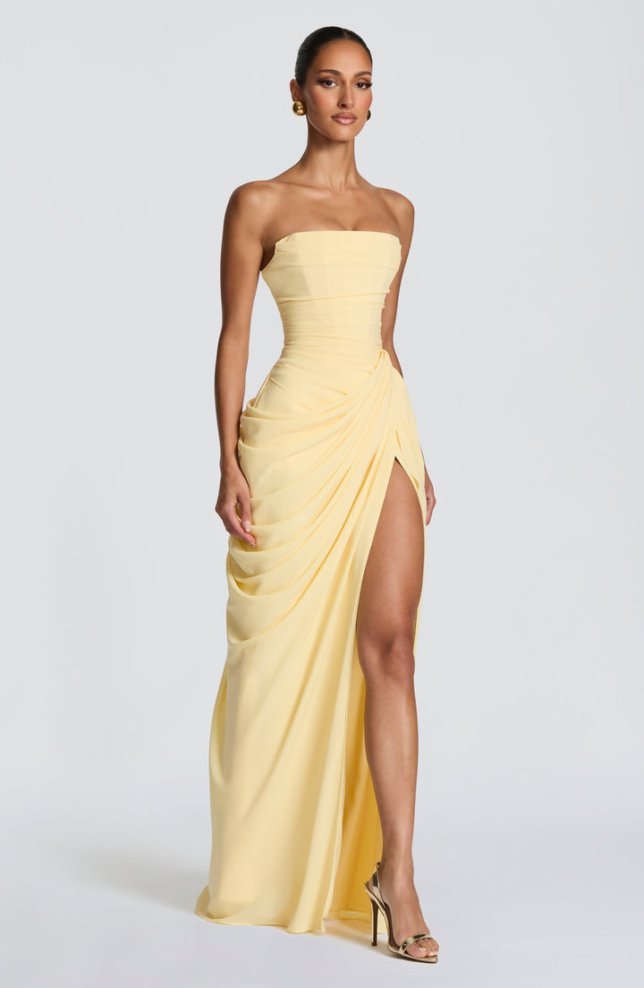 Karin | Glamouröses und raffiniertes Korsett-Maxikleid