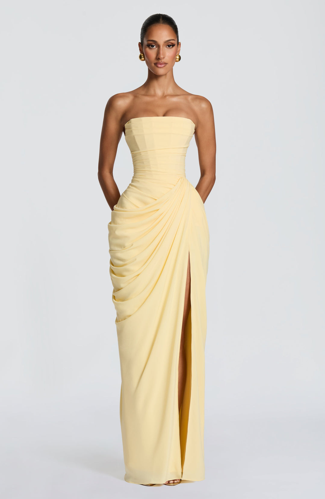 Karin | Glamouröses und raffiniertes Korsett-Maxikleid