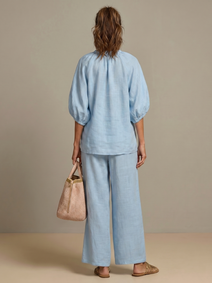 Virelle | Elegant Zip-Up Two-Piece Set