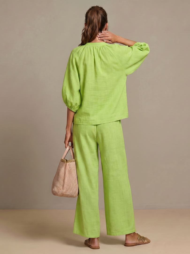Virelle | Elegant Zip-Up Two-Piece Set