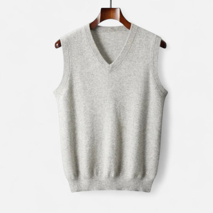 Sebastian | Men’s Merino Wool V-Neck Vest