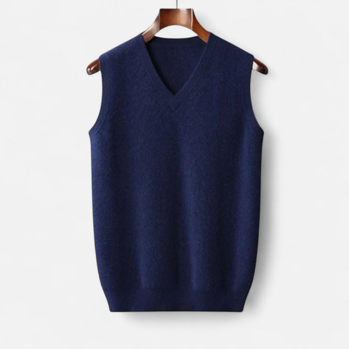 Sebastian | Men’s Merino Wool V-Neck Vest