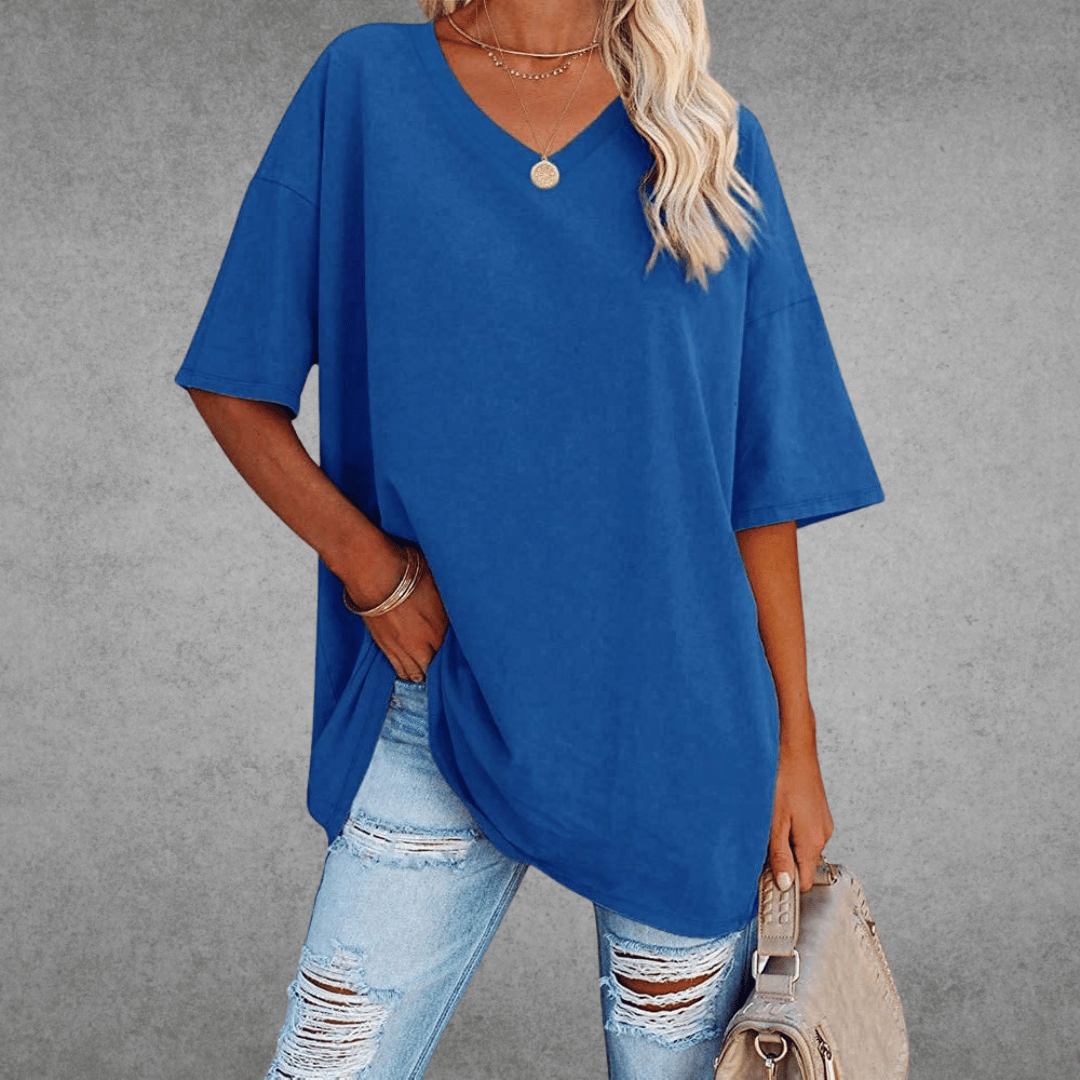 Cherie | Legeres &amp; stylisches V-Ausschnitt T-Shirt