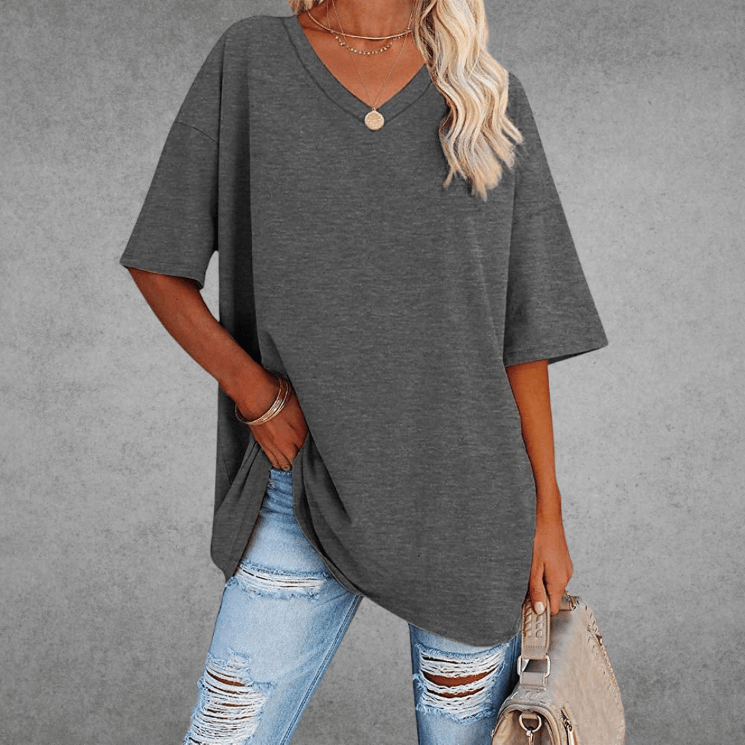 Cherie | Legeres &amp; stylisches V-Ausschnitt T-Shirt