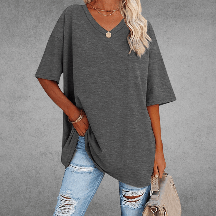 Cherie | Legeres &amp; stylisches V-Ausschnitt T-Shirt