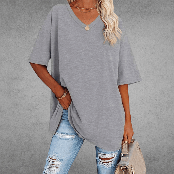 Cherie | Legeres &amp; stylisches V-Ausschnitt T-Shirt