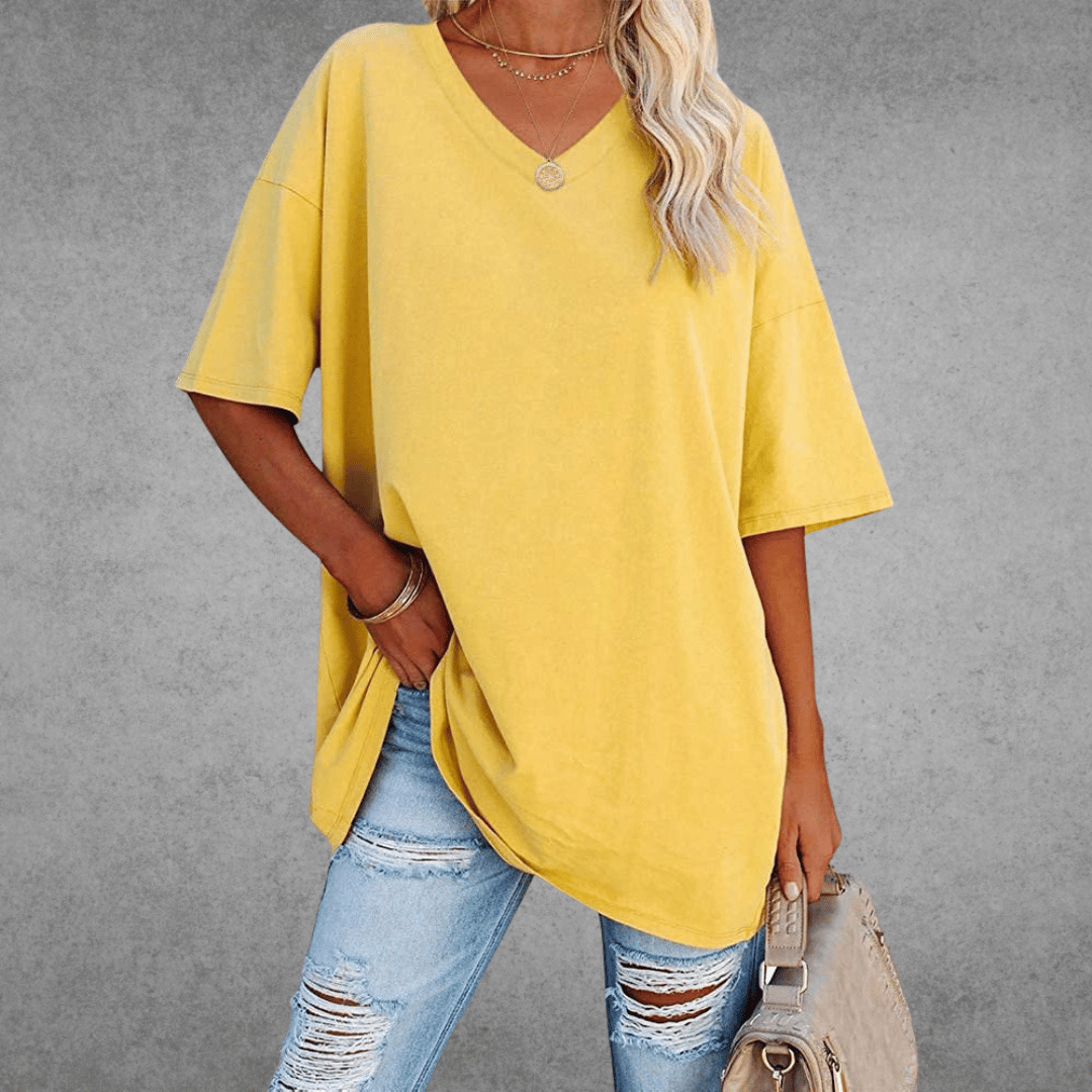 Cherie | Legeres &amp; stylisches V-Ausschnitt T-Shirt
