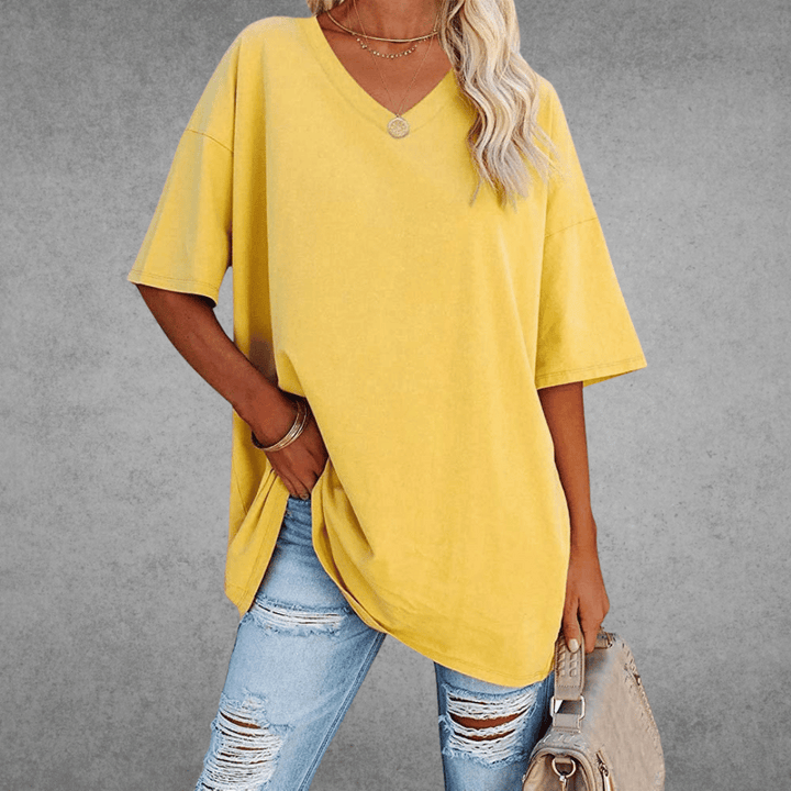 Cherie | Legeres &amp; stylisches V-Ausschnitt T-Shirt