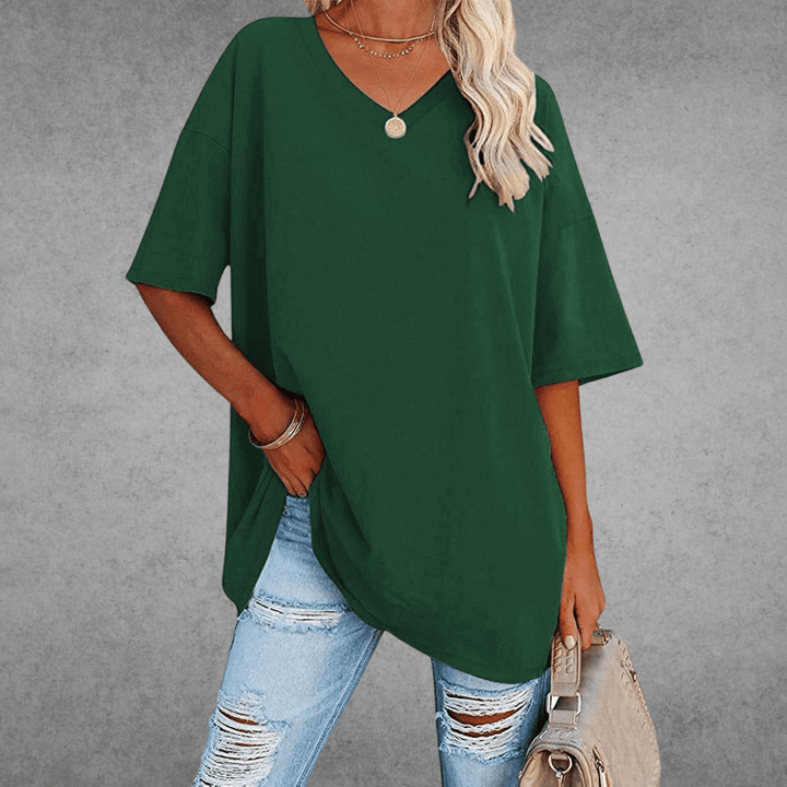 Cherie | Legeres &amp; stylisches V-Ausschnitt T-Shirt