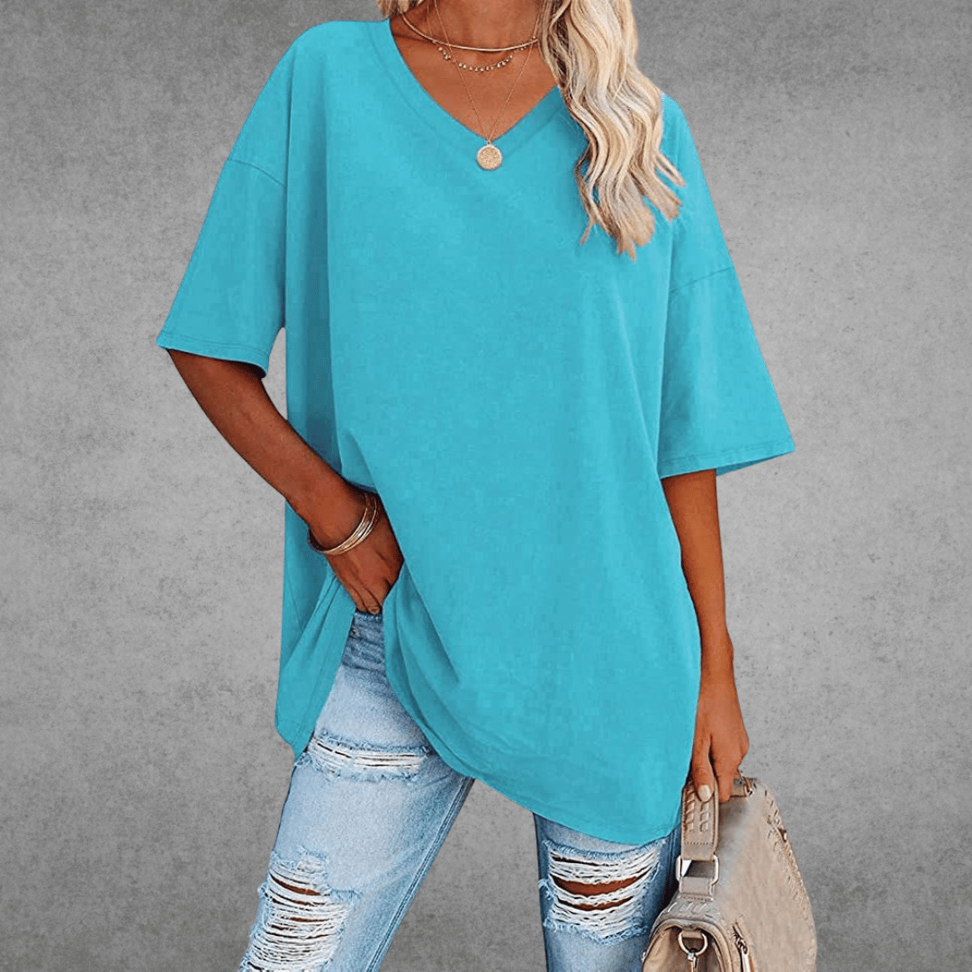 Cherie | Legeres &amp; stylisches V-Ausschnitt T-Shirt