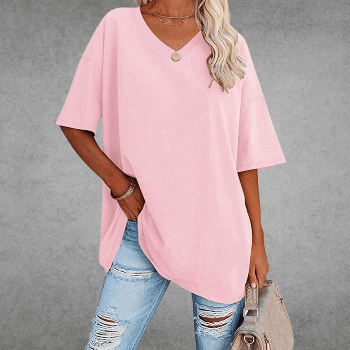 Cherie | Legeres &amp; stylisches V-Ausschnitt T-Shirt