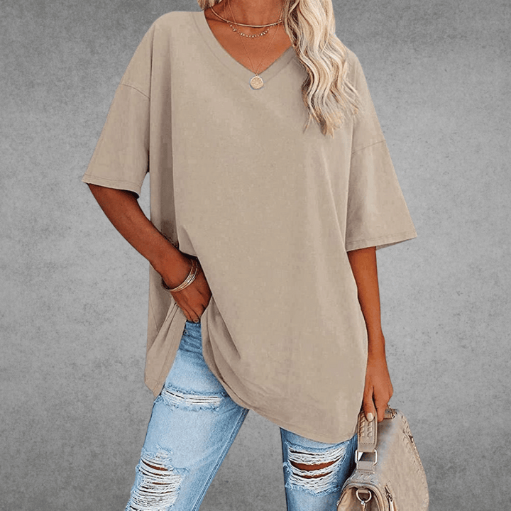 Cherie | Legeres &amp; stylisches V-Ausschnitt T-Shirt