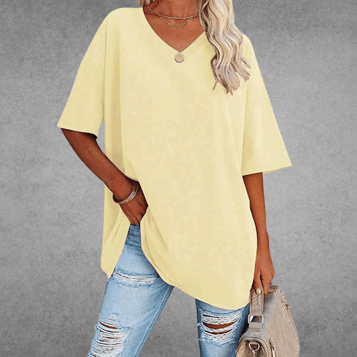 Cherie | Legeres &amp; stylisches V-Ausschnitt T-Shirt