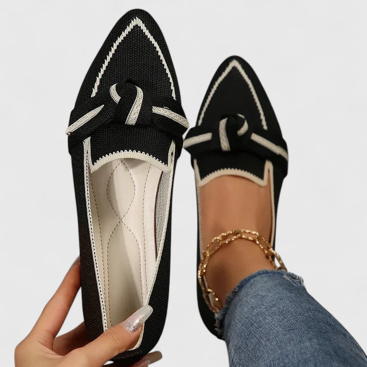 Isabella | Orthopädische Ballerinas mit eleganter Schleife