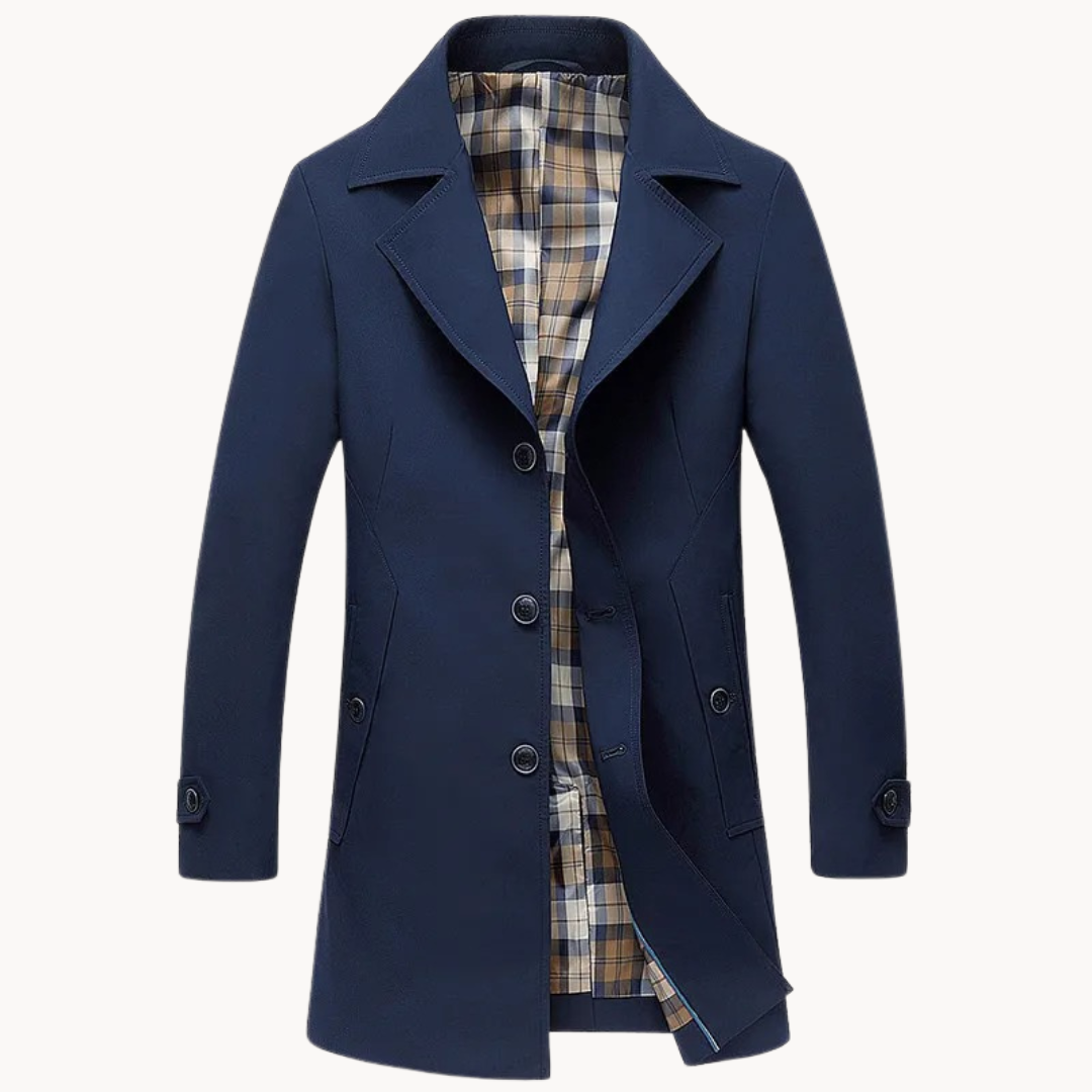 Darian | Winddichter klassischer Trenchcoat für Herren
