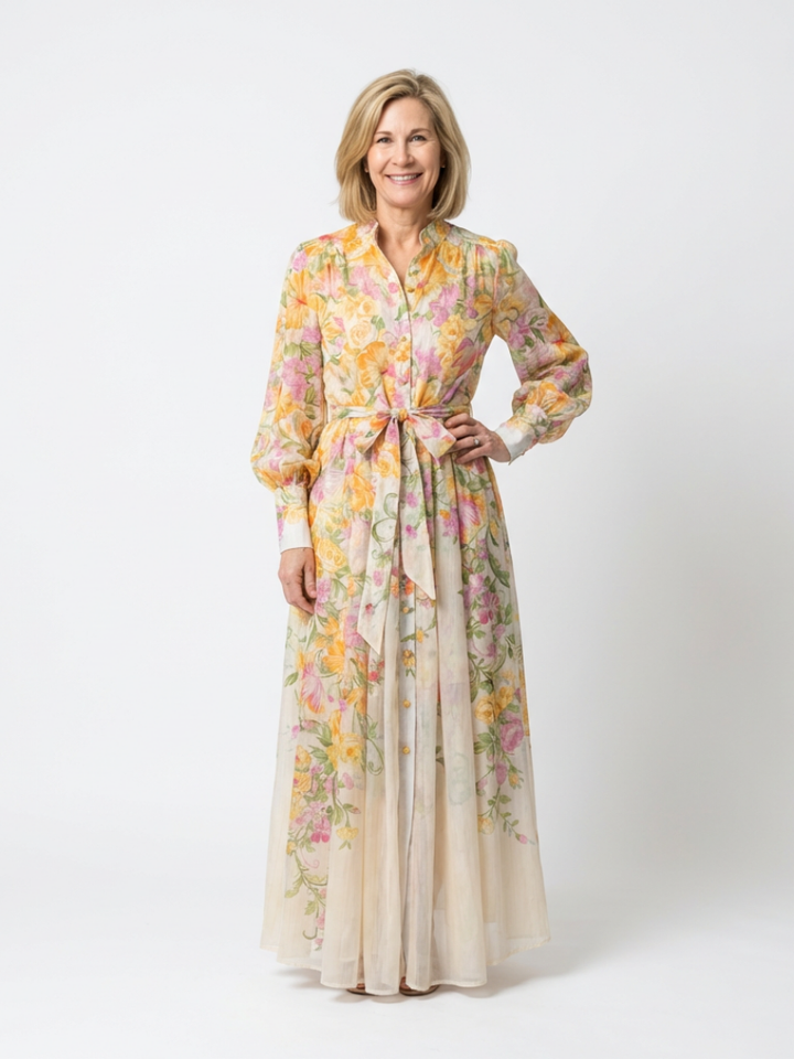 Ava | Timeless And Graceful Floral Maxi Dress