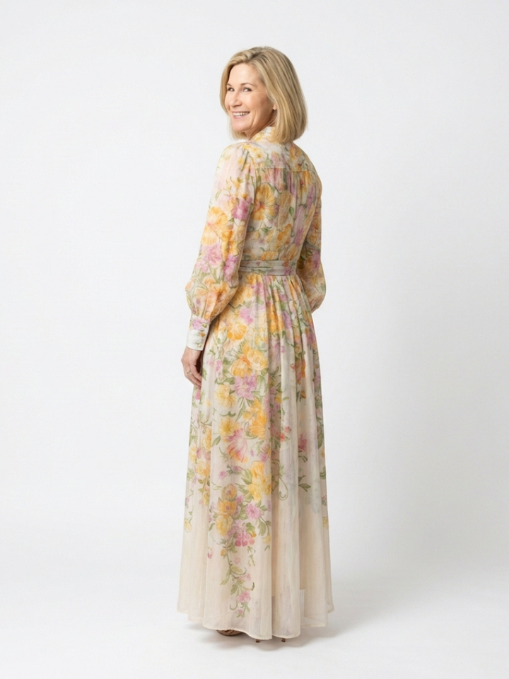 Ava | Timeless And Graceful Floral Maxi Dress