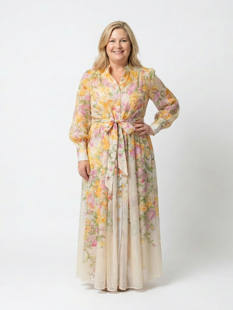 Ava | Timeless And Graceful Floral Maxi Dress