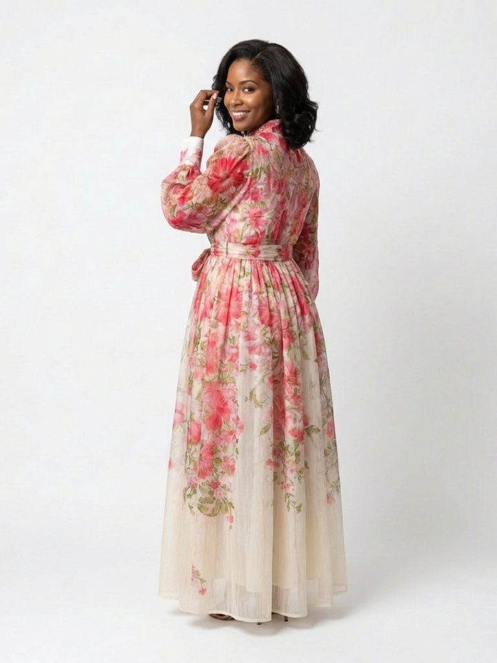 Ava | Timeless And Graceful Floral Maxi Dress