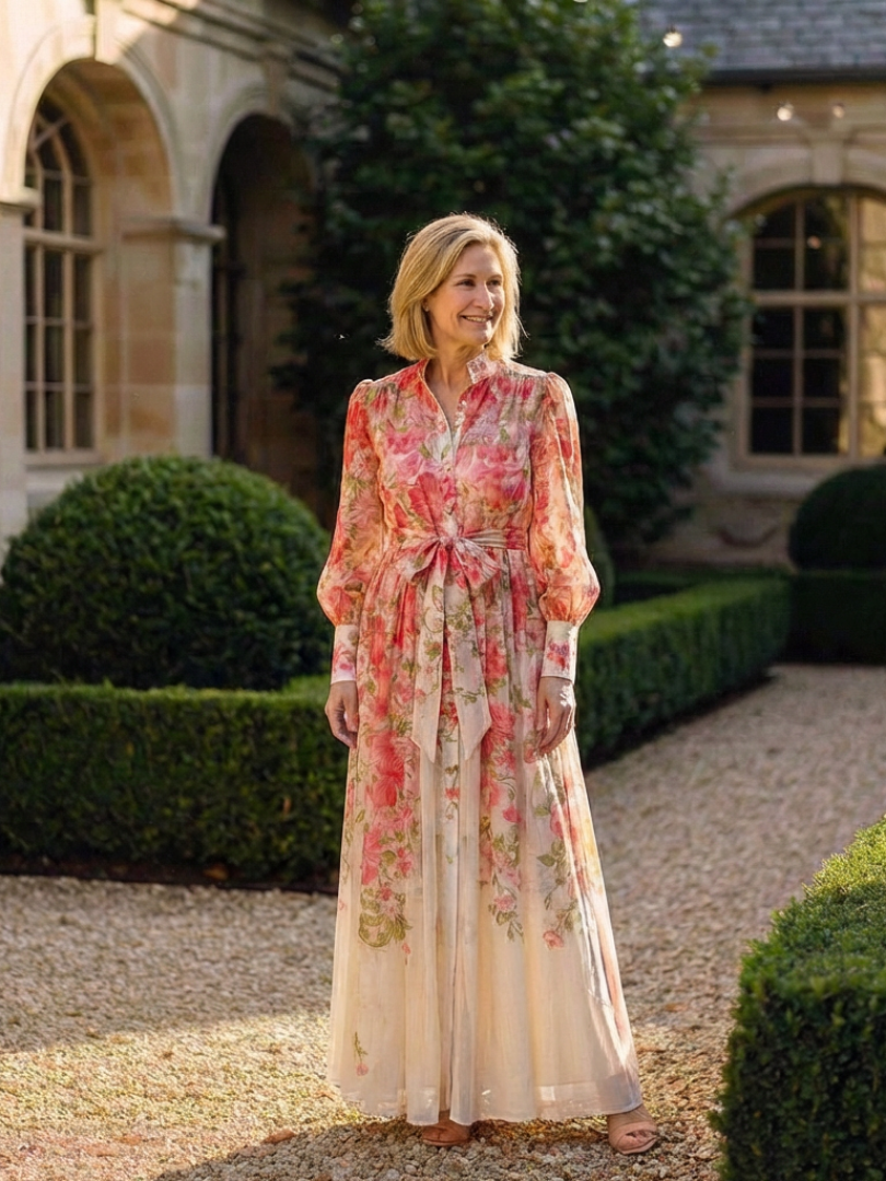 Ava | Timeless And Graceful Floral Maxi Dress