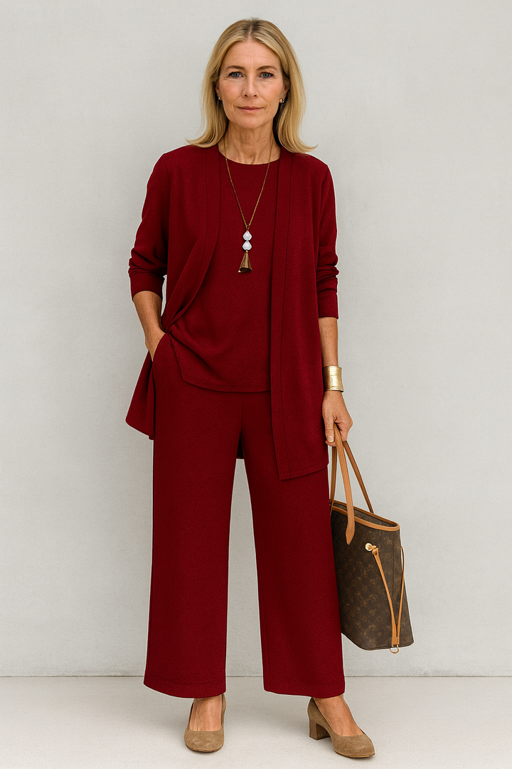 Elowyn | Elegantes dreiteiliges Damen-Set