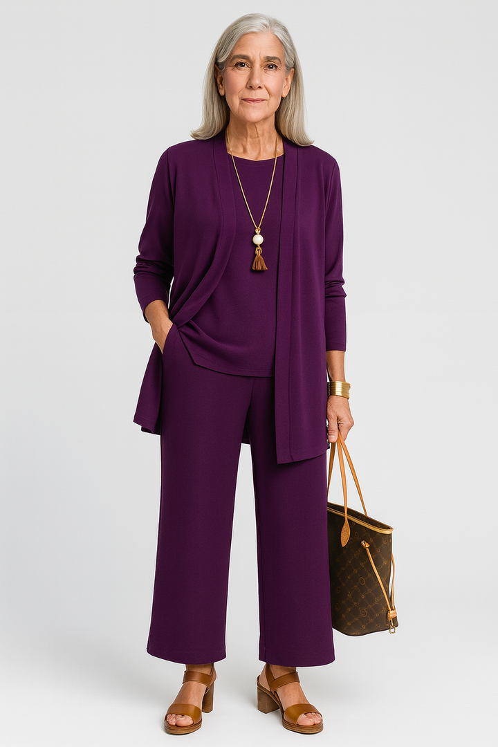 Elowyn | Elegantes dreiteiliges Damen-Set