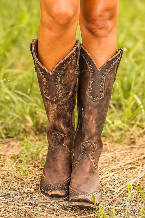 Eva | Robuste Cowboystiefel für Damen