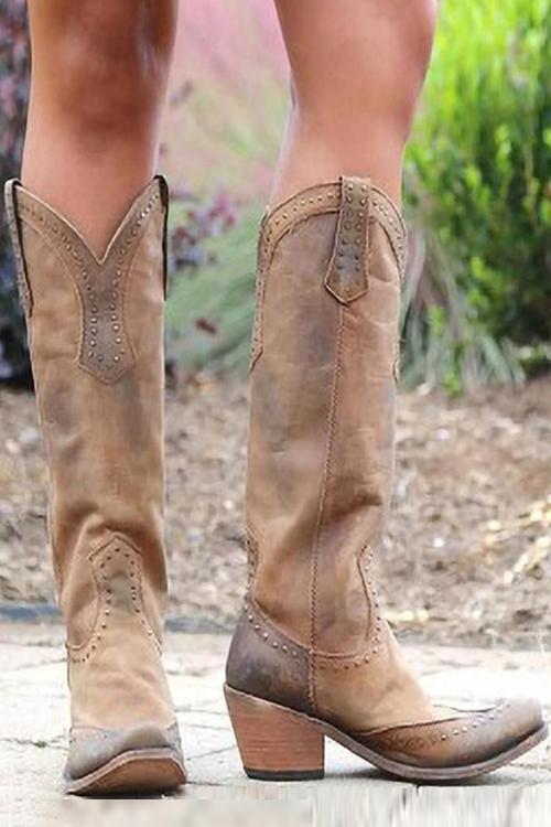Eva | Robuste Cowboystiefel für Damen
