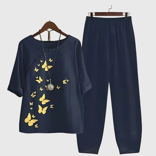 Celestia | Zweiteiler mit Print für Damen