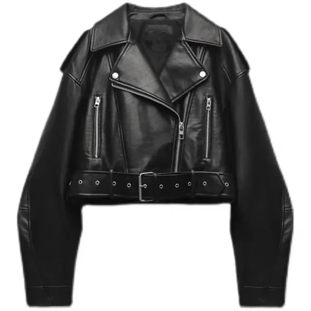 Virella | Cropped Biker Jacket