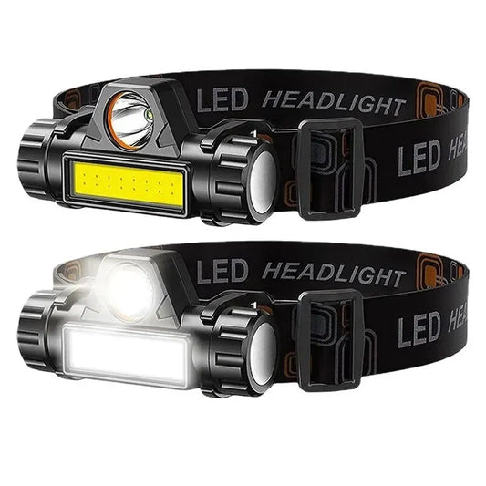 Magnetic LED Headlight with USB Charging
