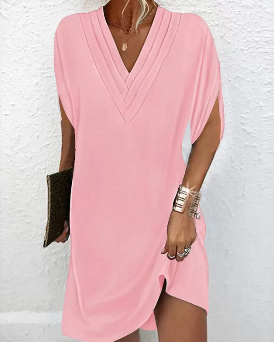 Alira | Elegant V-Neck Wrap Dress