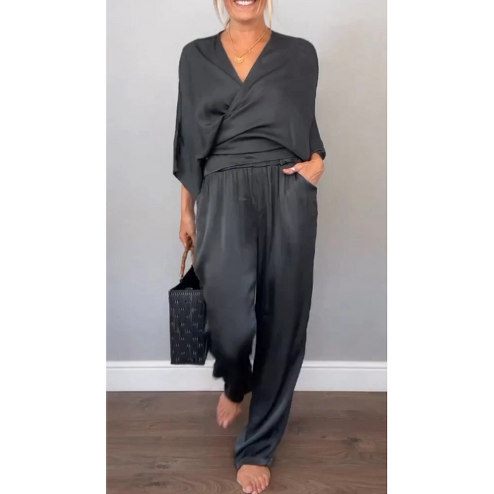 Velmira | Luxe Wrap Two-Piece Set