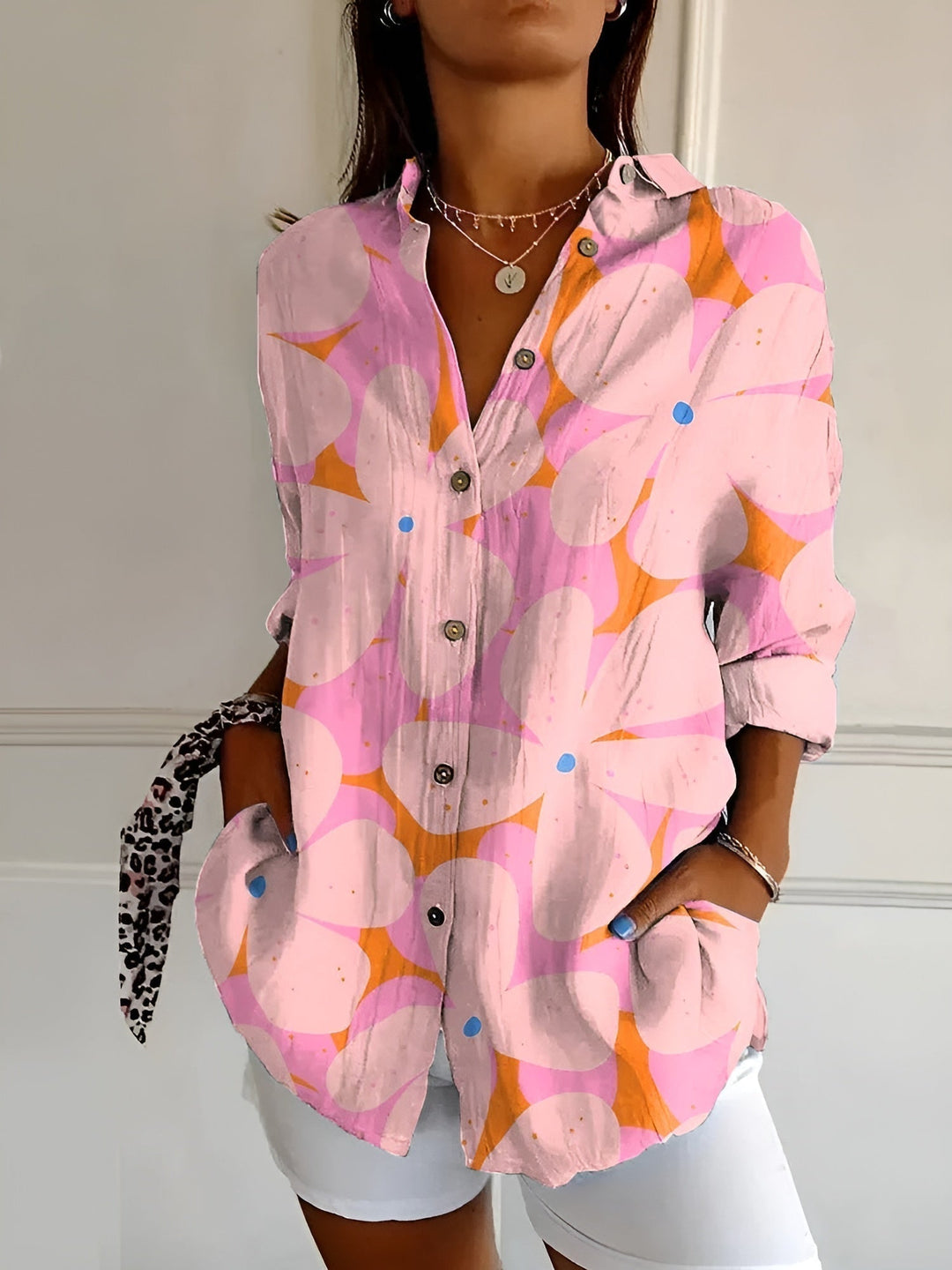 Almira | Elegant and Versatile Women’s Button-Down Shirt