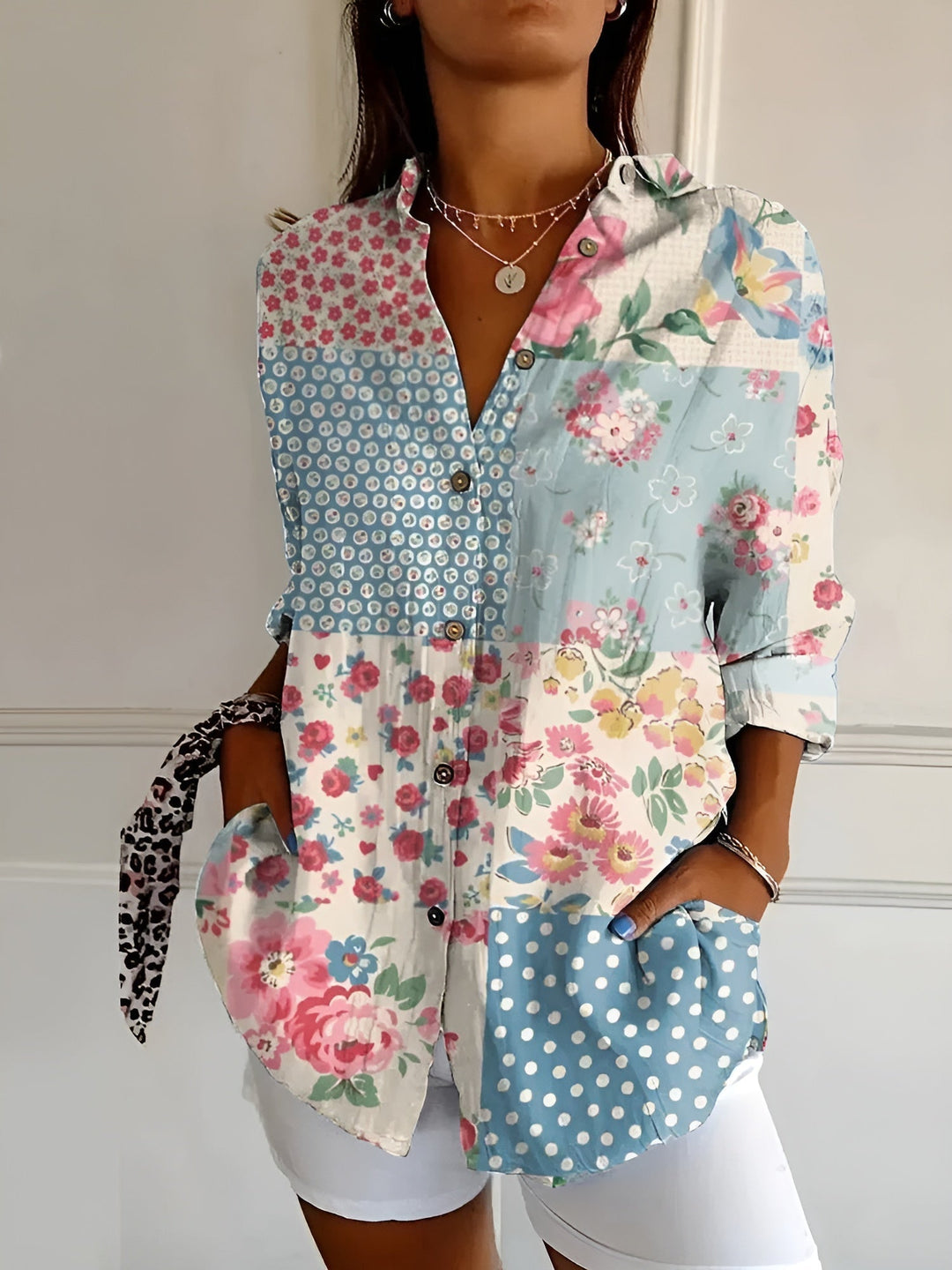 Almira | Elegant and Versatile Women’s Button-Down Shirt