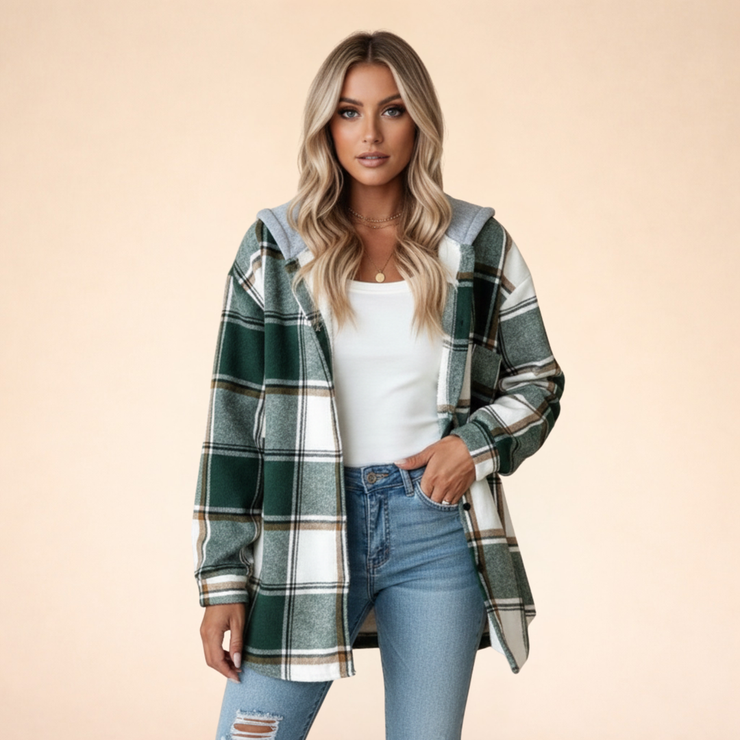 Alissa | Checkered design Cozy Jackets