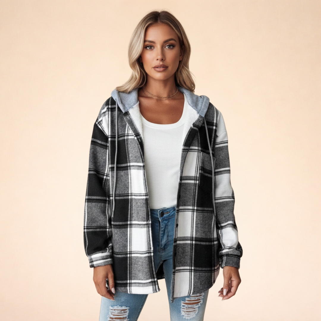 Alissa | Checkered design Cozy Jackets