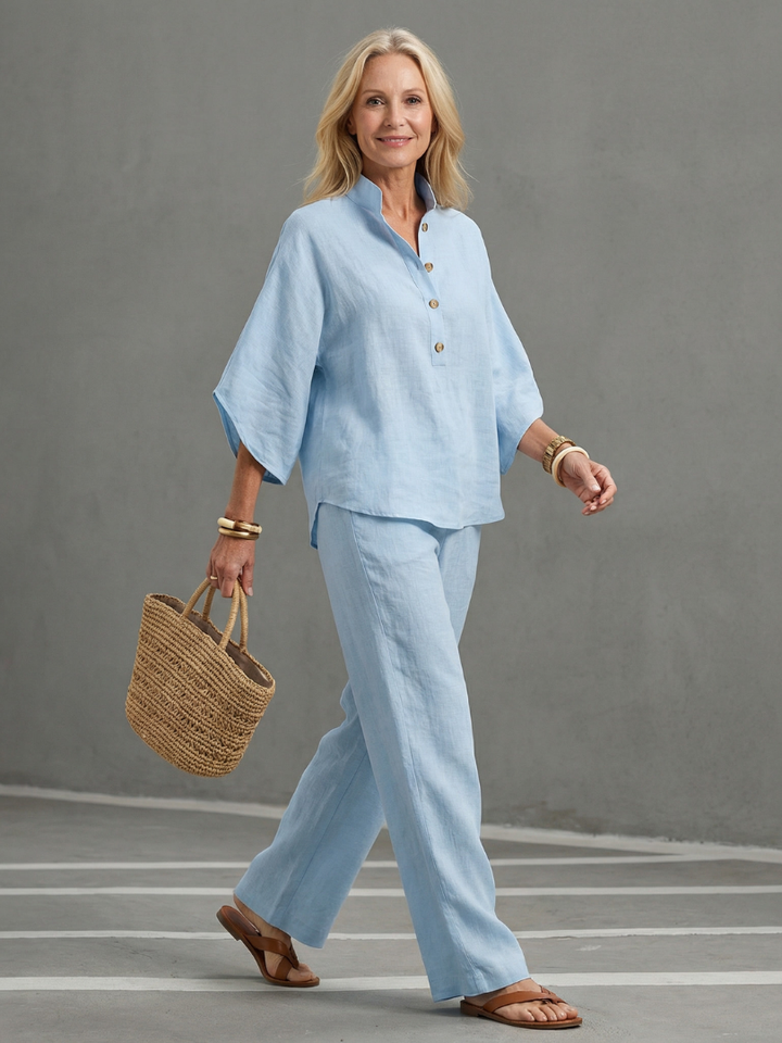 Ariselle | Elegant Tunic &amp; Pants Set