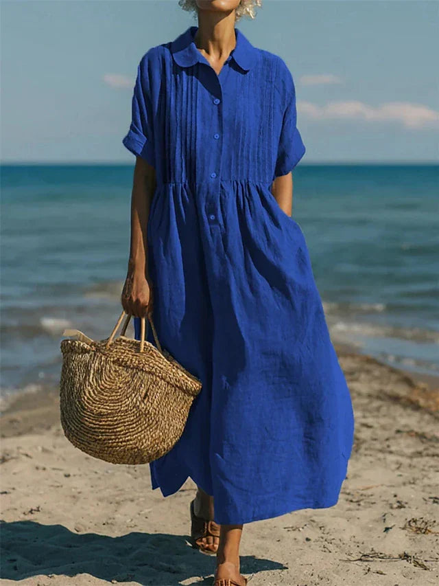 Elodie | Women’s Cotton Shirt Dress