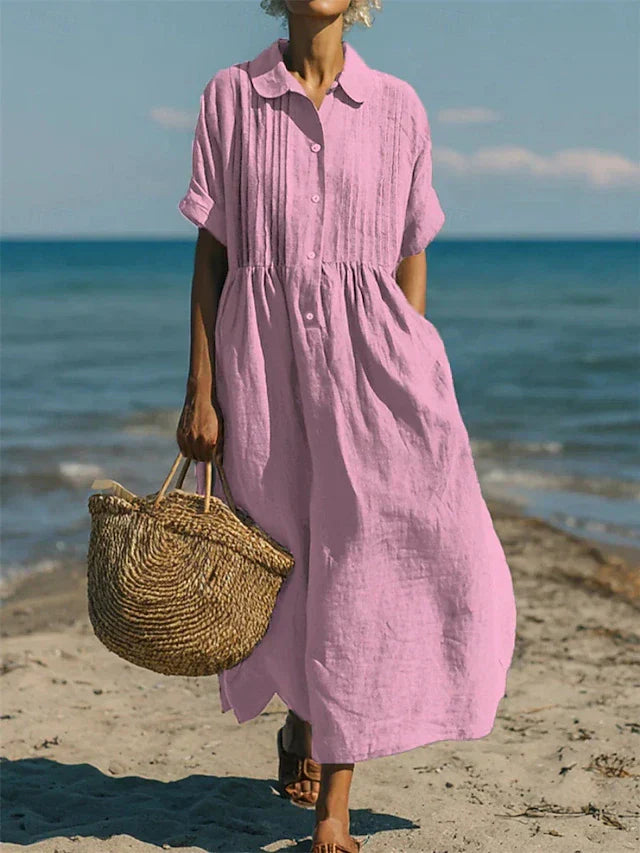 Elodie | Women’s Cotton Shirt Dress