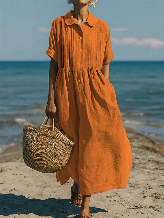 Elodie | Women’s Cotton Shirt Dress
