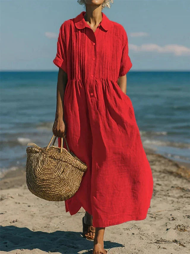Elodie | Women’s Cotton Shirt Dress