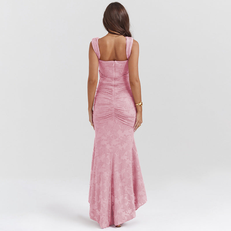 Isla | Ärmelloses Maxikleid mit Blumenmuster
