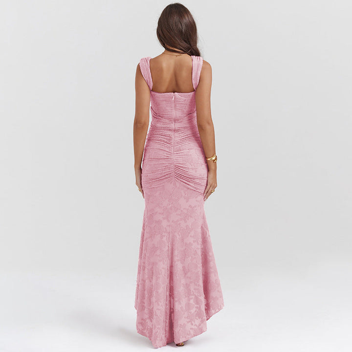 Isla | Ärmelloses Maxikleid mit Blumenmuster