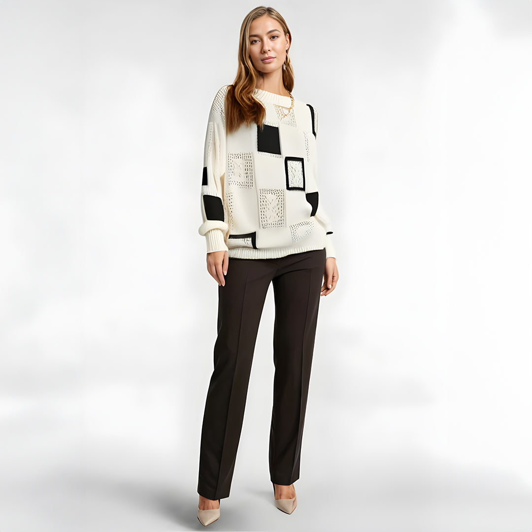 Seraphine | Eleganter warmer Winterpullover für Damen