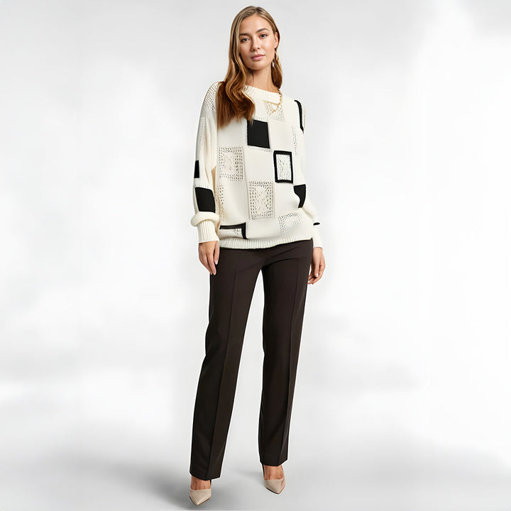 Seraphine | Eleganter warmer Winterpullover für Damen