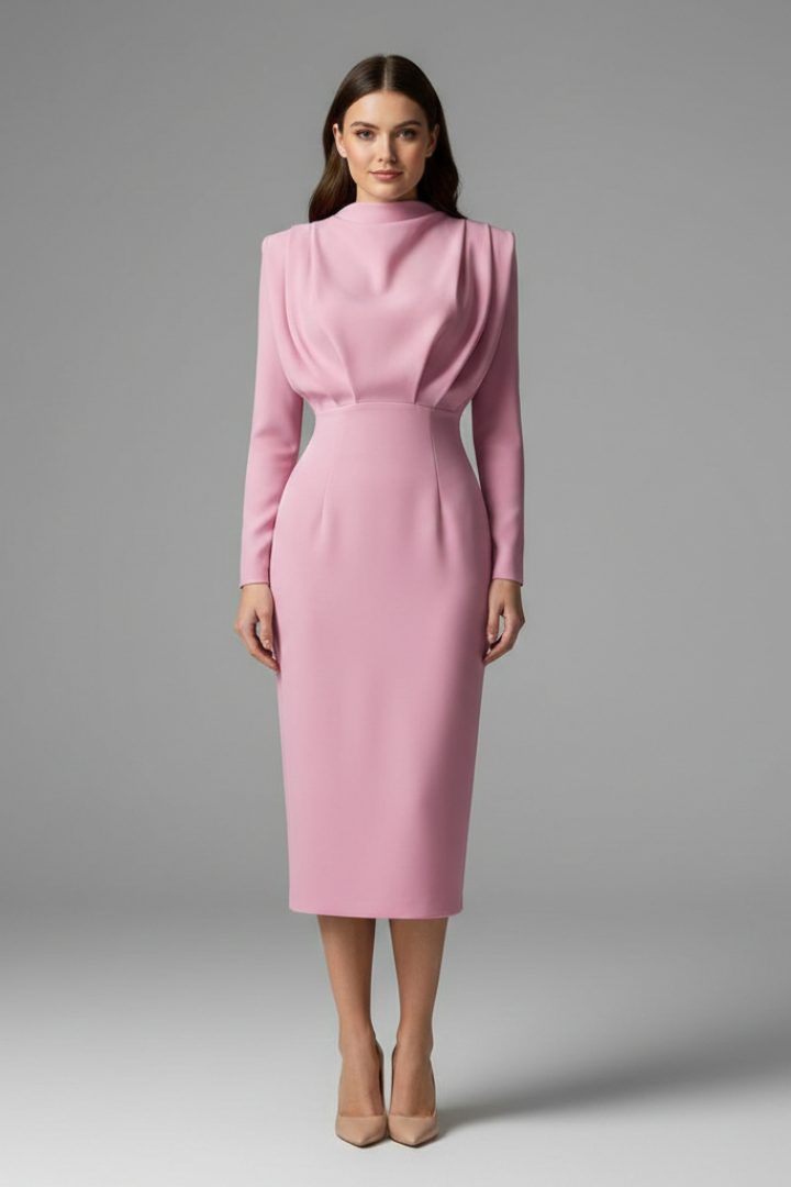 Serafina | Elegance and Modern Long Sleeve Maxi Dress