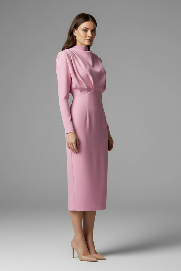 Serafina | Elegance and Modern Long Sleeve Maxi Dress